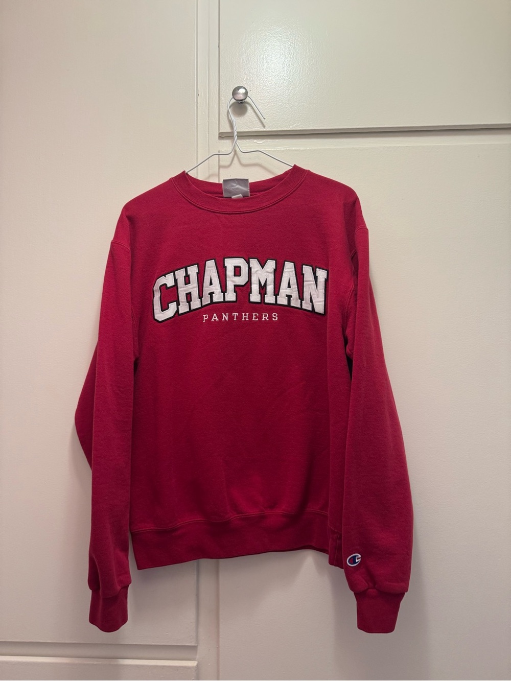 Champion Red Chapman Panthers Crewneck Sweatshirt